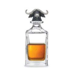 Buffalo Head Decanter