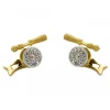 18ct Gold Rotating Fishing Reel Cufflinks