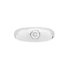 18ct White Gold Diamond Gypsy Ring