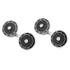 18ct White Gold Onyx Cufflinks with Diamond Centre