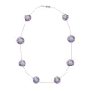 18ct White Gold Pale Amethyst 20" Necklace