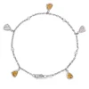 18ct White Gold Pink Morganite, Citrine and Cultured Pearl Bracelet