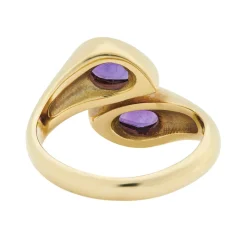 18ct Yellow Gold Amethyst Ring