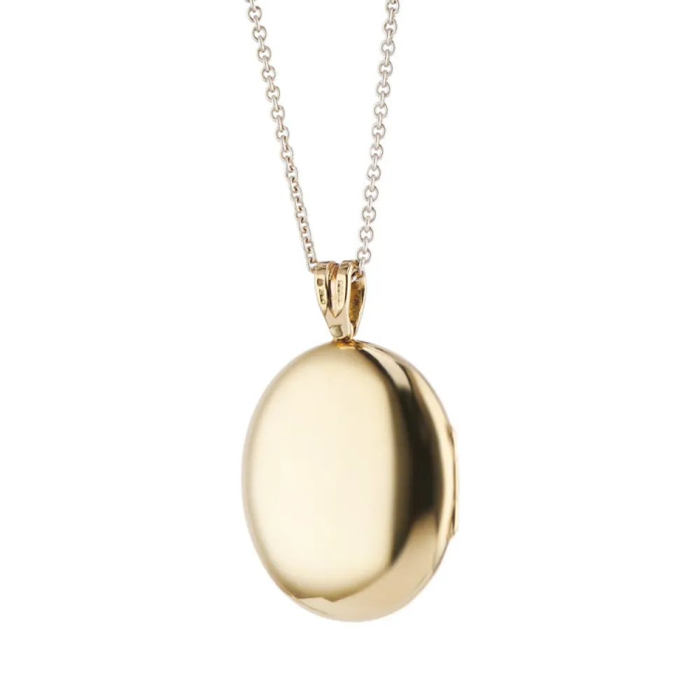 18ct Yellow Gold Red and Black Enamel Locket with Ruby Centre