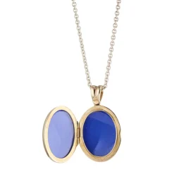 9ct Yellow Gold Ruby And Diamond Set Locket