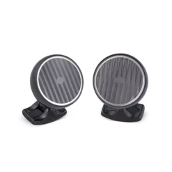 Freely Rotating Kinetic Cufflinks In Black