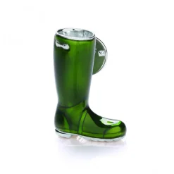 Green Wellington Boot Lapel Pin