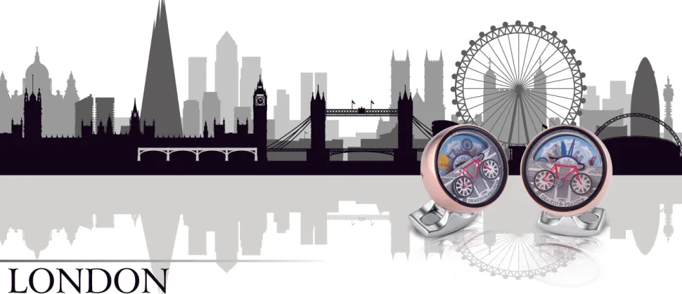 London Moving Scene Cufflinks