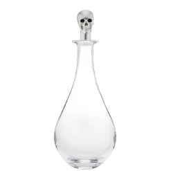 Matte Skull Wine Decanter