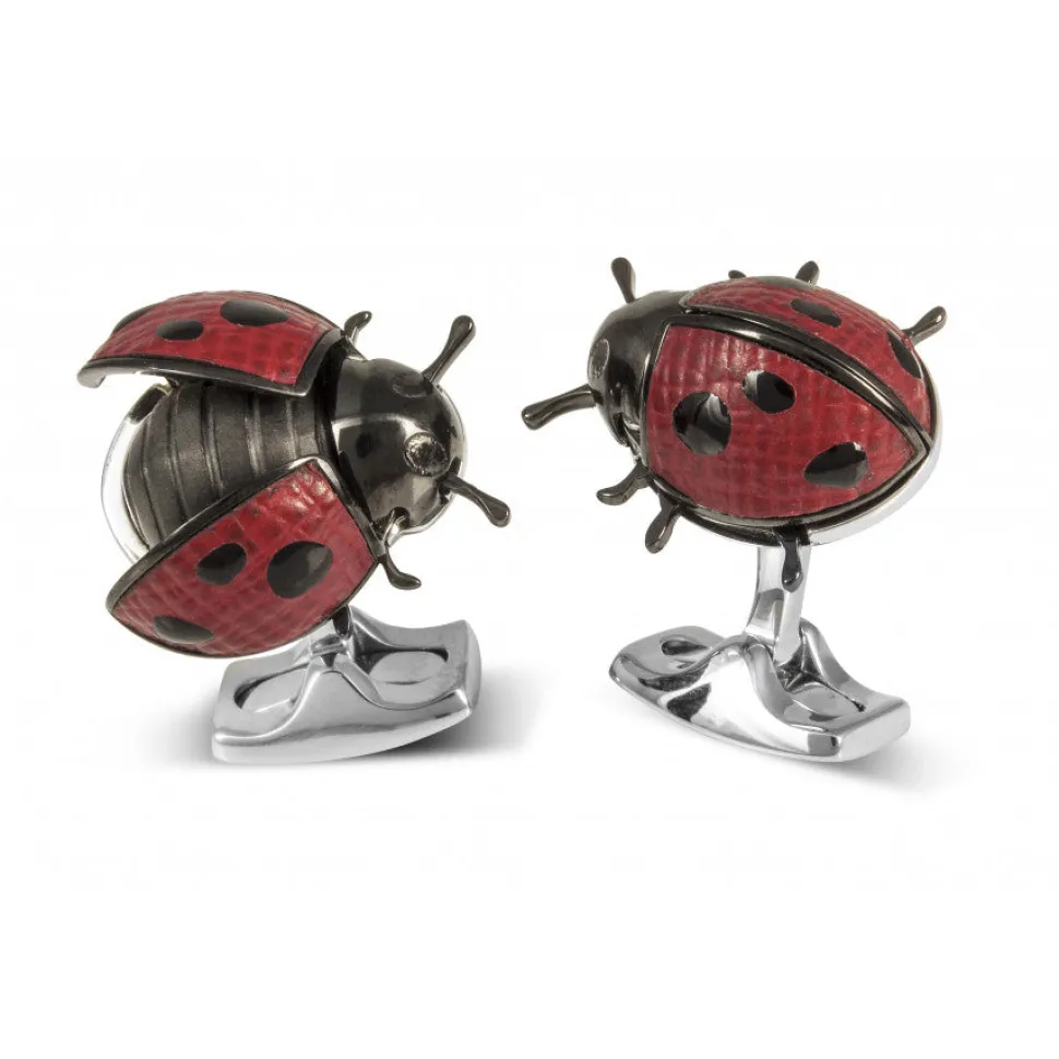 Moving Ladybird Cufflinks