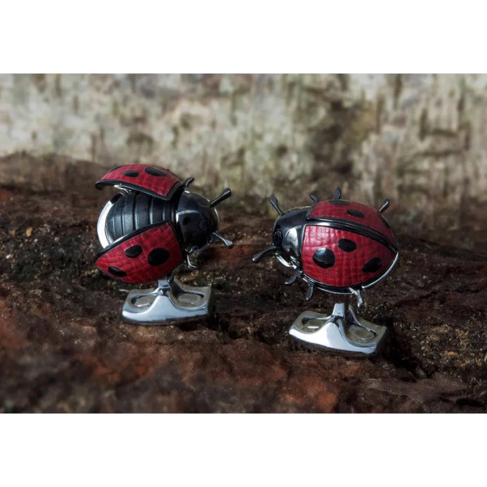 Moving Ladybird Cufflinks