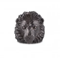 Oxidised Sterling Silver Proud Lion Ring