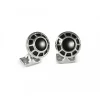 Porthole Cufflinks with Black Centre
