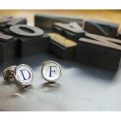 Self Levelling Initial Cufflinks