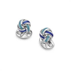 Sterling Silver Blue Knot Dress Set