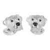 Sterling Silver Boxer Dog Cufflinks