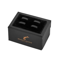 Sterling Silver Brown Monkey Head Cufflinks