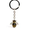 Sterling Silver Bumble Bee Keyring