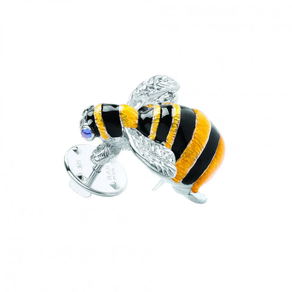 Sterling Silver Bumble Bee Lapel Pin