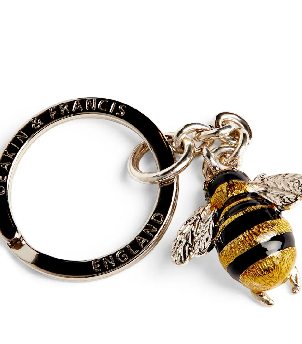 Sterling Silver Bumble Bee Keyring