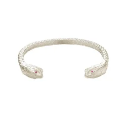 Sterling Silver Cobra Bangle