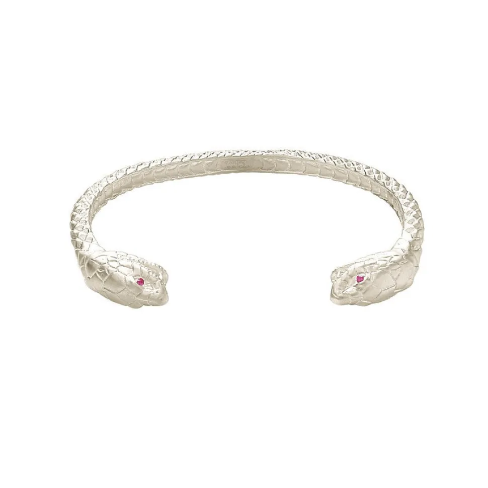 Sterling Silver Cobra Bangle