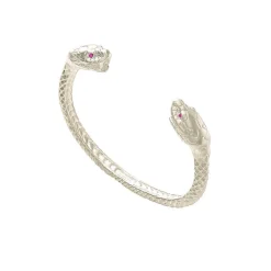Sterling Silver Cobra Bangle