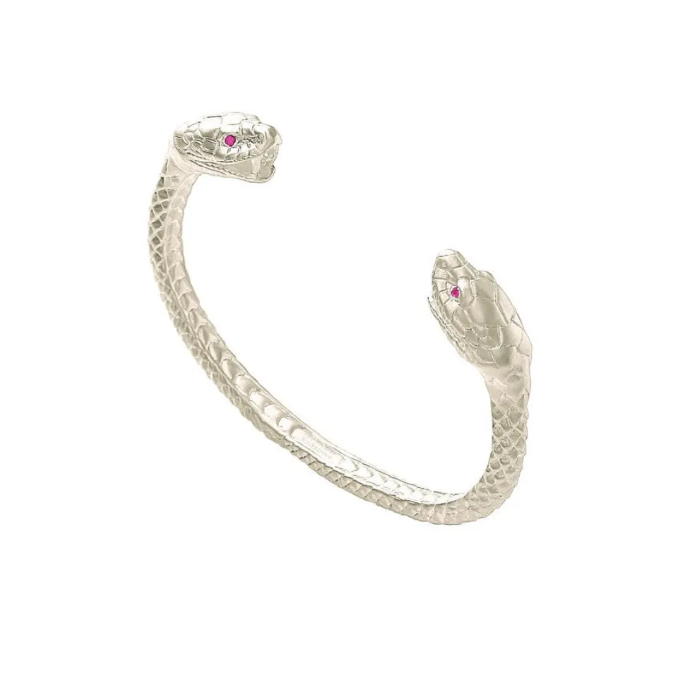Sterling Silver Cobra Bangle