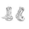 Sterling Silver Cowboy Boot Cufflinks