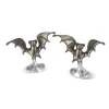 Sterling Silver 'Creepy' Bat Cufflinks