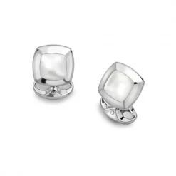 Sterling Silver Cushion Mother Of Pearl Dress Set