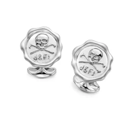 Sterling Silver D&F1 Cufflinks