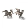 Sterling Silver 'Eerie' Bat Cufflinks