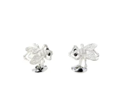 Sterling Silver Fly Cufflinks