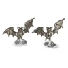 Sterling Silver 'Frightful' Bat Cufflinks