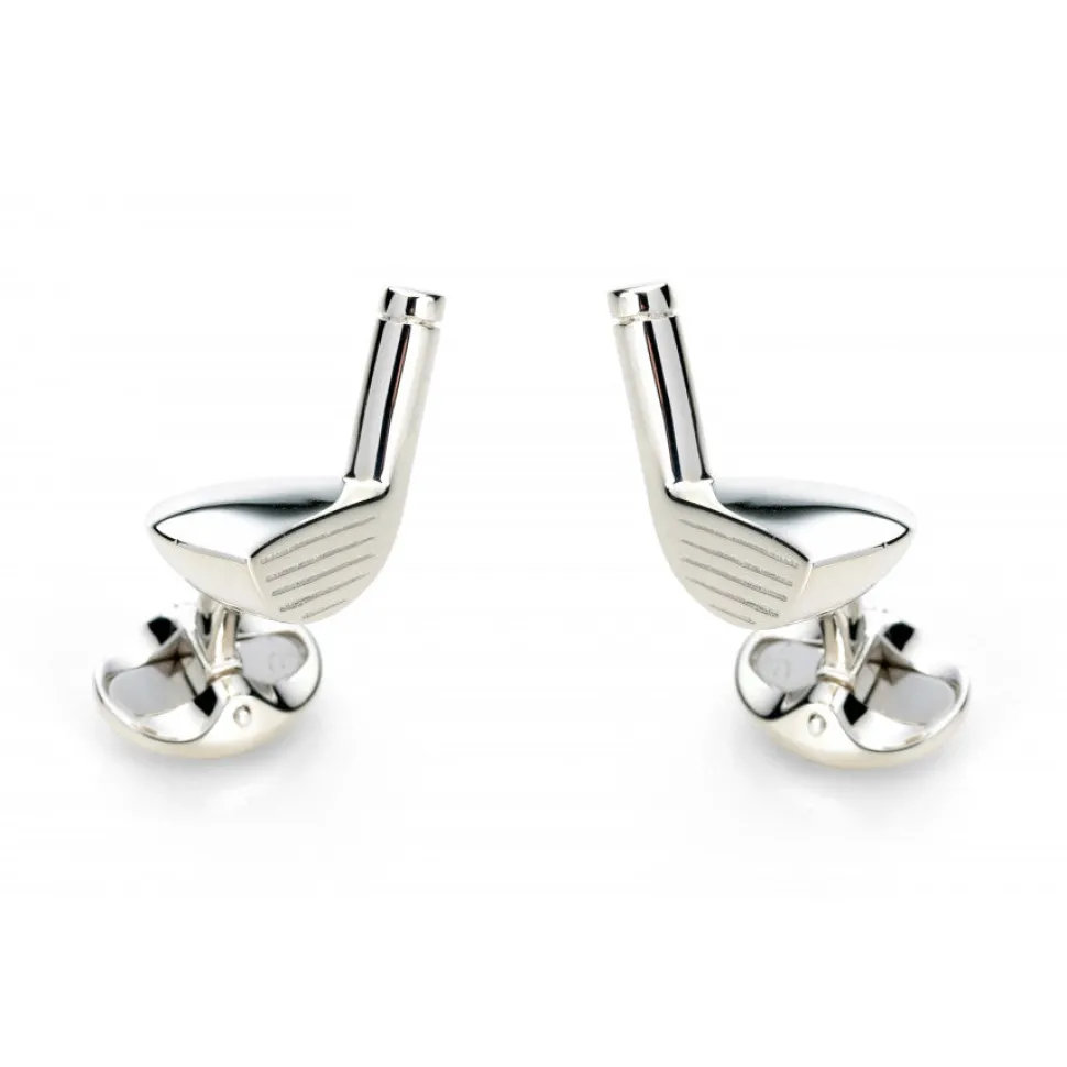 Sterling Silver Golf Club Cufflinks