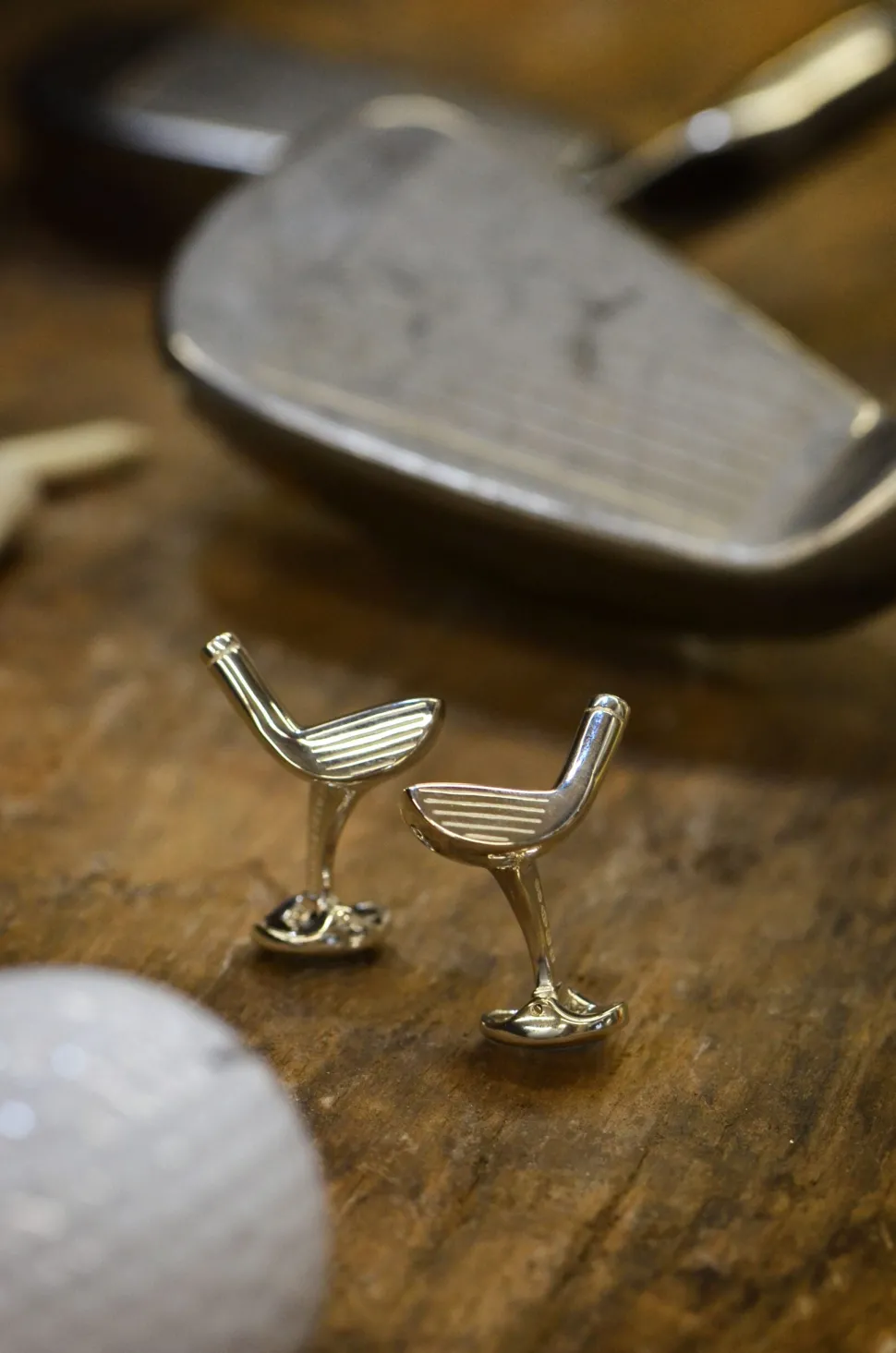 Sterling Silver Golf Club Cufflinks