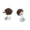 Sterling Silver Hedgehog Cufflinks