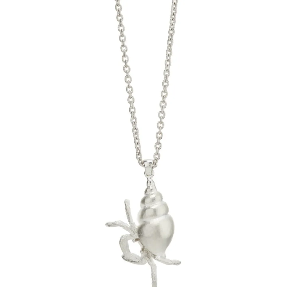 Sterling Silver Hermit Crab Pendant