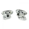 Sterling Silver Jack Russell Dog Cufflinks