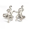 Sterling Silver 'James' Dancing Monkey Cufflinks