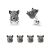 Sterling Silver Oxidised Boar Dress Set