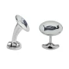 Sterling Silver Penguin Enamel Cufflinks