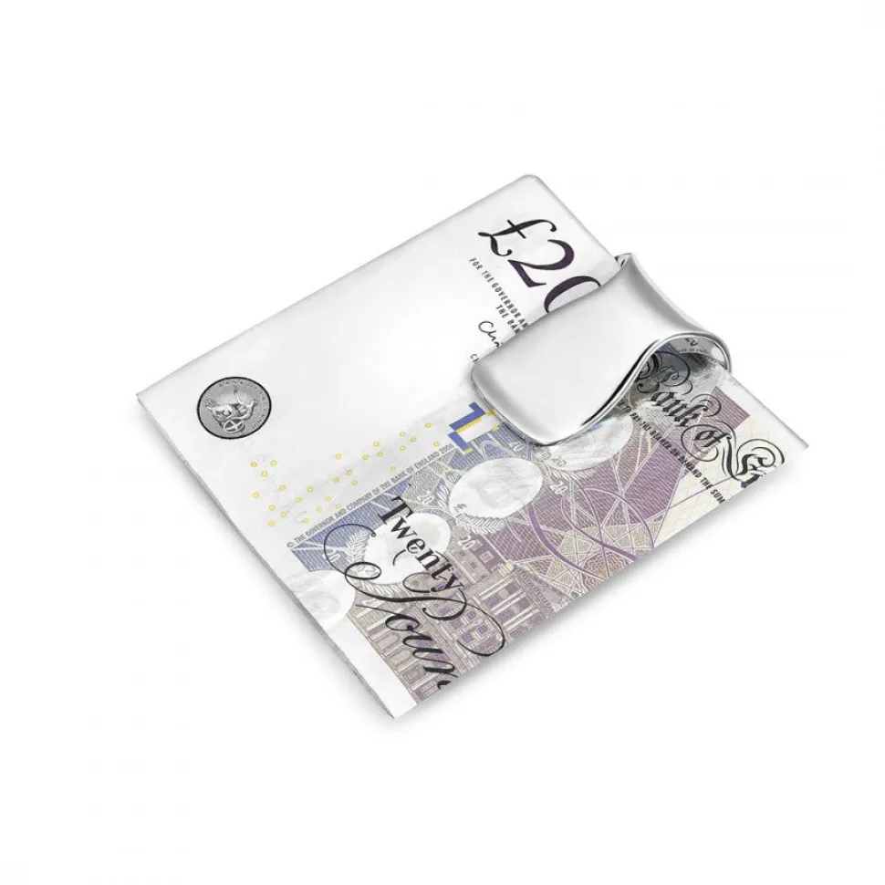 Sterling Silver Saddle Money Clip