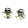 Sterling Silver Skull & Cross Bone Cufflinks