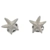 Sterling Silver Starfish Cufflinks