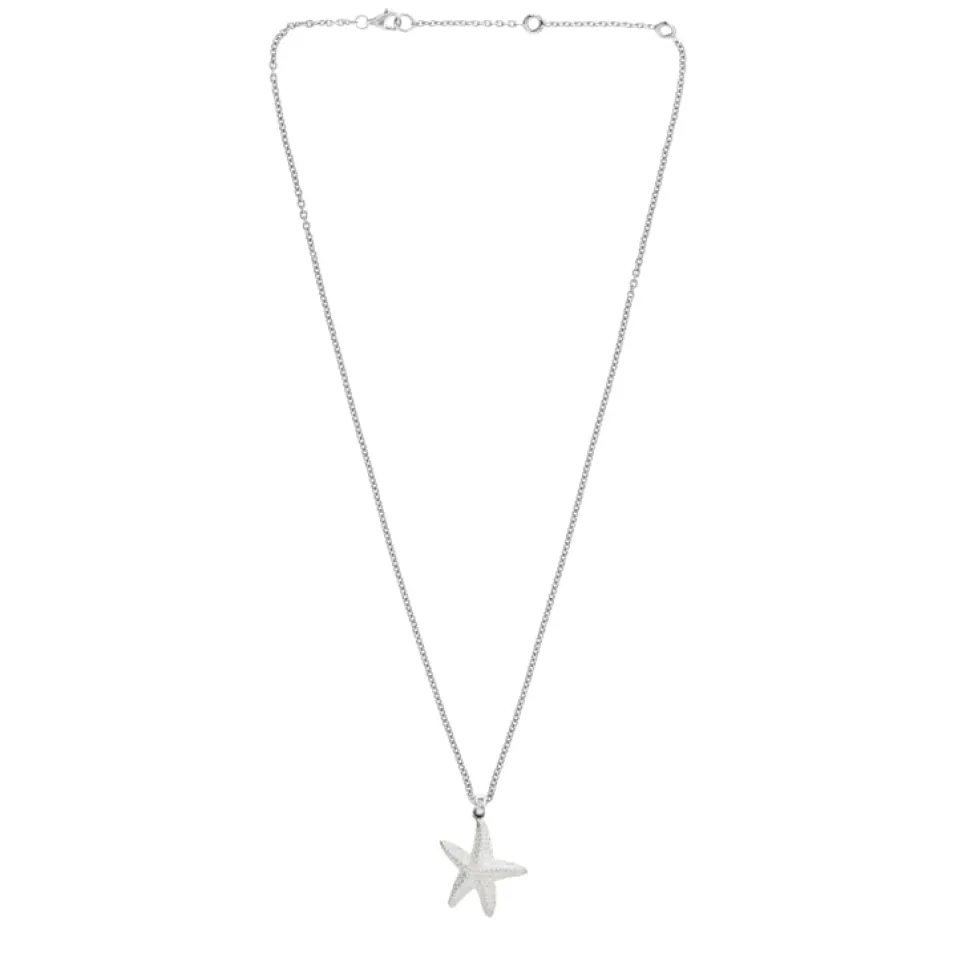 Sterling Silver Starfish Pendant and Chain