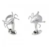 Sterling Silver Tok Tokkie Beetle Cufflinks