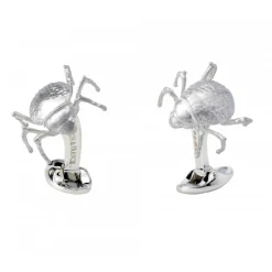 Sterling Silver Tok Tokkie Beetle Cufflinks