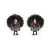 Sterling Silver Wild Turkey Cufflinks